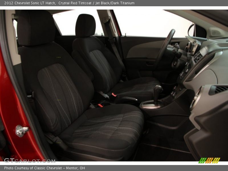 Crystal Red Tintcoat / Jet Black/Dark Titanium 2012 Chevrolet Sonic LT Hatch