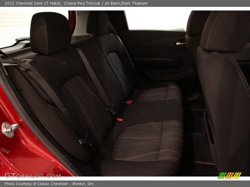 Crystal Red Tintcoat / Jet Black/Dark Titanium 2012 Chevrolet Sonic LT Hatch