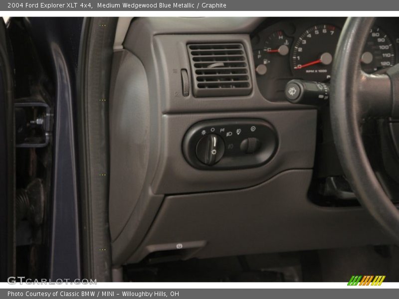 Medium Wedgewood Blue Metallic / Graphite 2004 Ford Explorer XLT 4x4