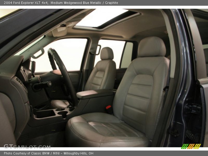 Medium Wedgewood Blue Metallic / Graphite 2004 Ford Explorer XLT 4x4