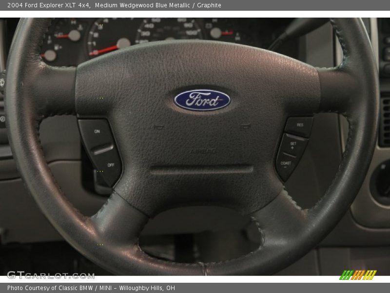 Medium Wedgewood Blue Metallic / Graphite 2004 Ford Explorer XLT 4x4