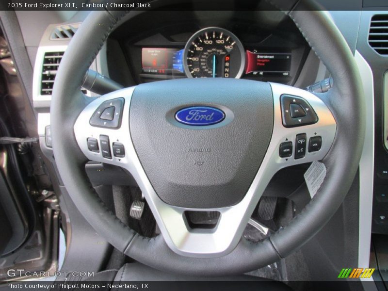 Caribou / Charcoal Black 2015 Ford Explorer XLT