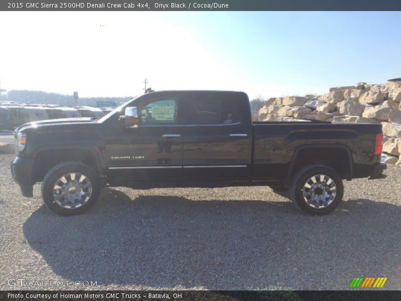 Onyx Black / Cocoa/Dune 2015 GMC Sierra 2500HD Denali Crew Cab 4x4