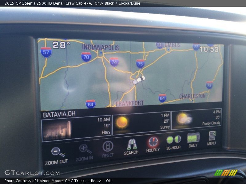 Onyx Black / Cocoa/Dune 2015 GMC Sierra 2500HD Denali Crew Cab 4x4