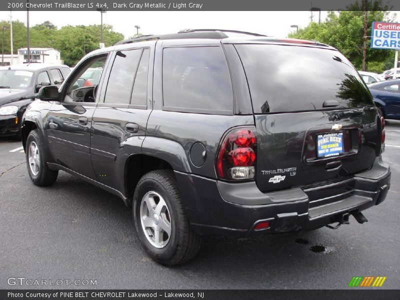 Dark Gray Metallic / Light Gray 2006 Chevrolet TrailBlazer LS 4x4