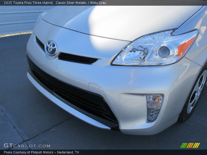 Classic Silver Metallic / Misty Gray 2015 Toyota Prius Three Hybrid