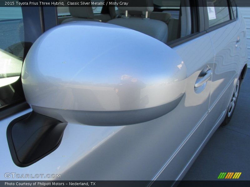 Classic Silver Metallic / Misty Gray 2015 Toyota Prius Three Hybrid