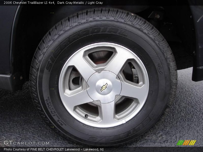 Dark Gray Metallic / Light Gray 2006 Chevrolet TrailBlazer LS 4x4