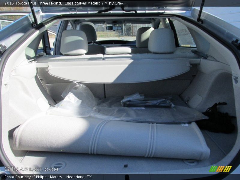 Classic Silver Metallic / Misty Gray 2015 Toyota Prius Three Hybrid