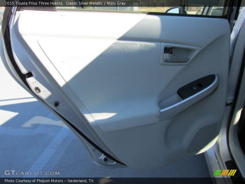 Classic Silver Metallic / Misty Gray 2015 Toyota Prius Three Hybrid
