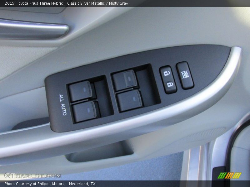 Classic Silver Metallic / Misty Gray 2015 Toyota Prius Three Hybrid