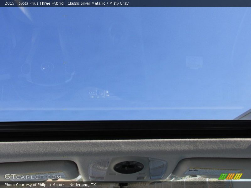 Classic Silver Metallic / Misty Gray 2015 Toyota Prius Three Hybrid