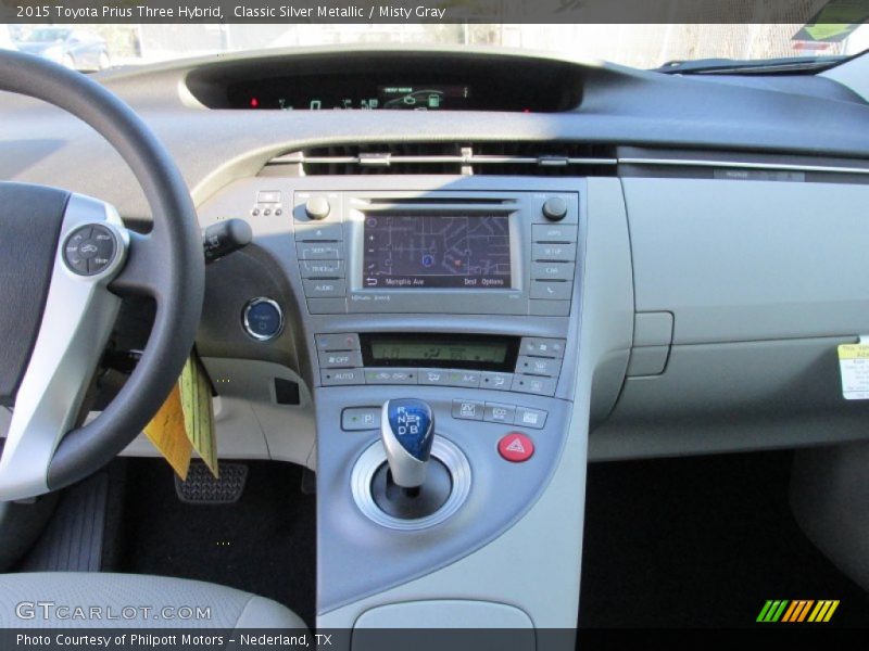 Classic Silver Metallic / Misty Gray 2015 Toyota Prius Three Hybrid