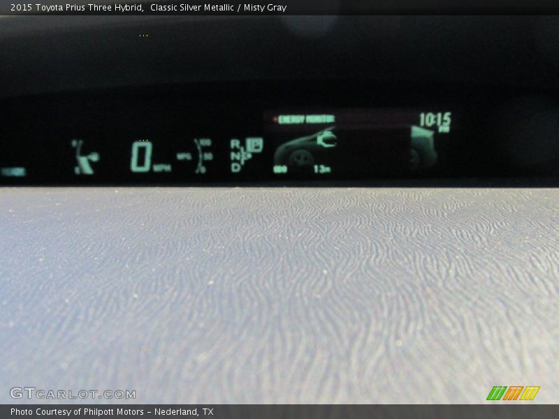Classic Silver Metallic / Misty Gray 2015 Toyota Prius Three Hybrid