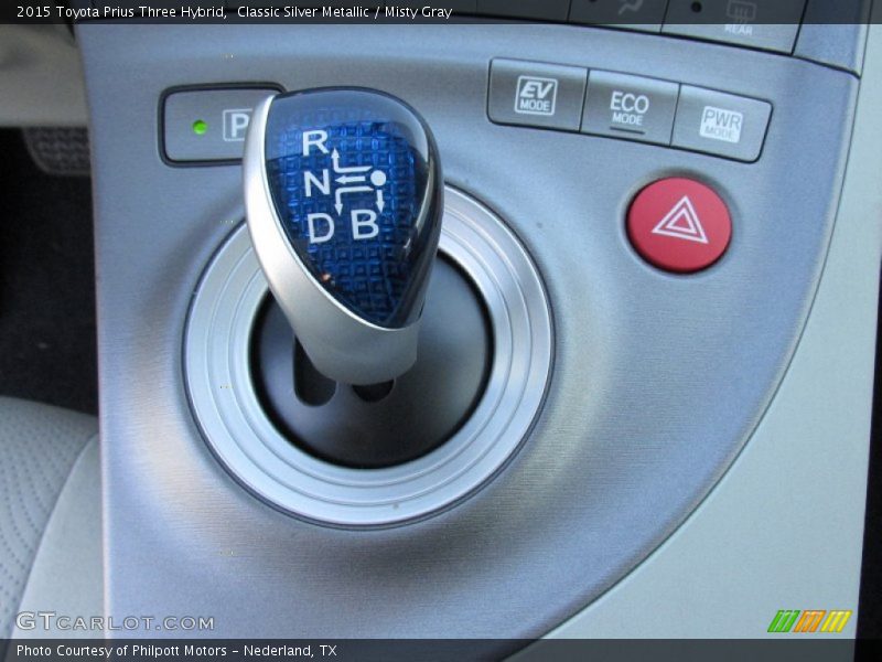 Classic Silver Metallic / Misty Gray 2015 Toyota Prius Three Hybrid