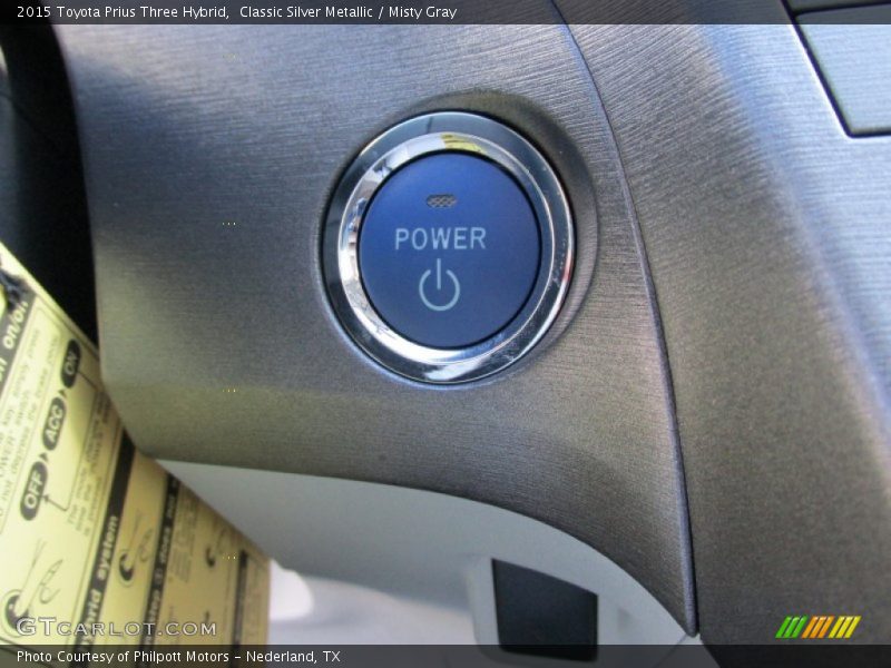 Classic Silver Metallic / Misty Gray 2015 Toyota Prius Three Hybrid