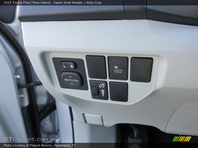 Classic Silver Metallic / Misty Gray 2015 Toyota Prius Three Hybrid
