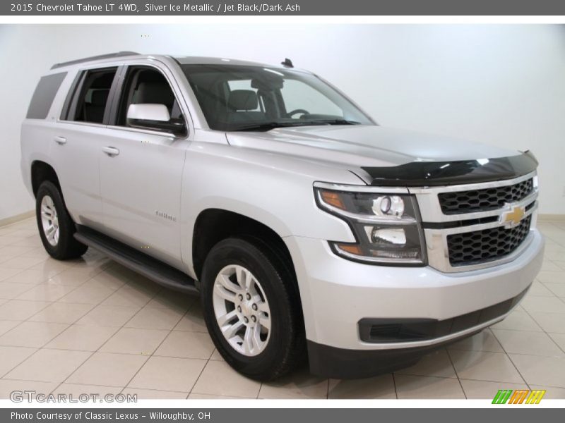 Silver Ice Metallic / Jet Black/Dark Ash 2015 Chevrolet Tahoe LT 4WD
