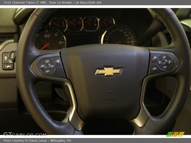 Silver Ice Metallic / Jet Black/Dark Ash 2015 Chevrolet Tahoe LT 4WD