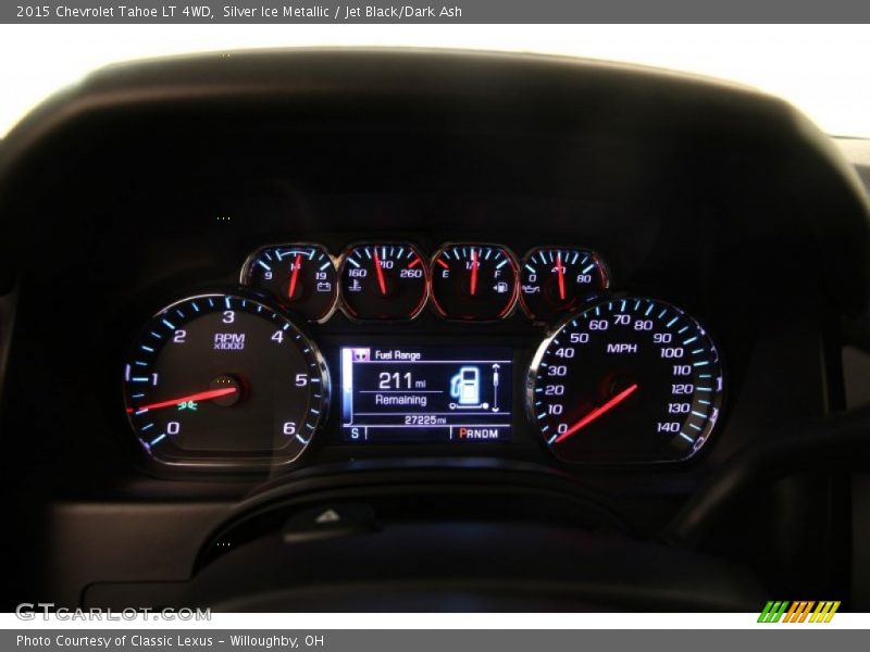 Silver Ice Metallic / Jet Black/Dark Ash 2015 Chevrolet Tahoe LT 4WD