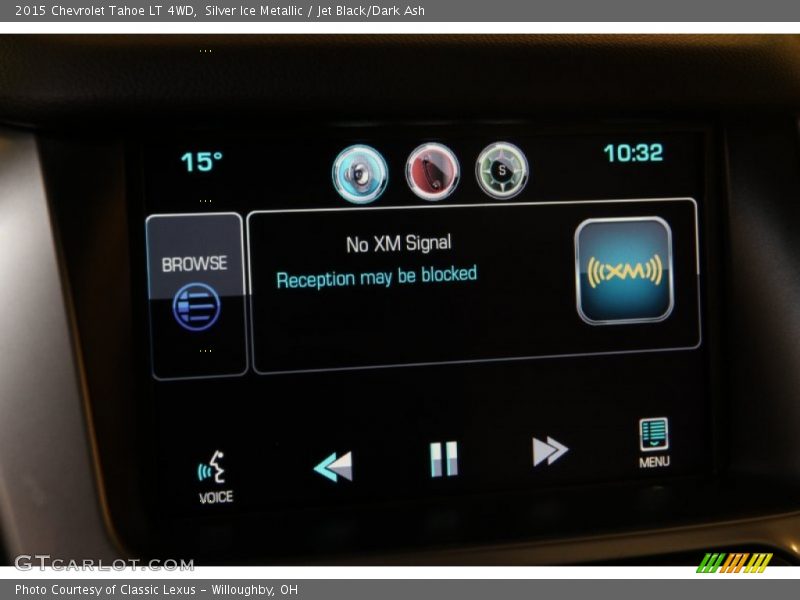 Silver Ice Metallic / Jet Black/Dark Ash 2015 Chevrolet Tahoe LT 4WD