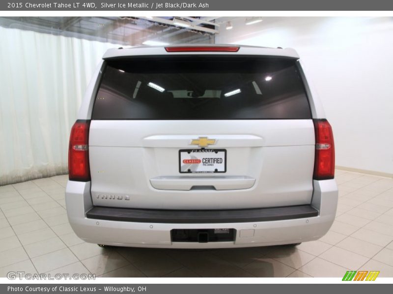 Silver Ice Metallic / Jet Black/Dark Ash 2015 Chevrolet Tahoe LT 4WD