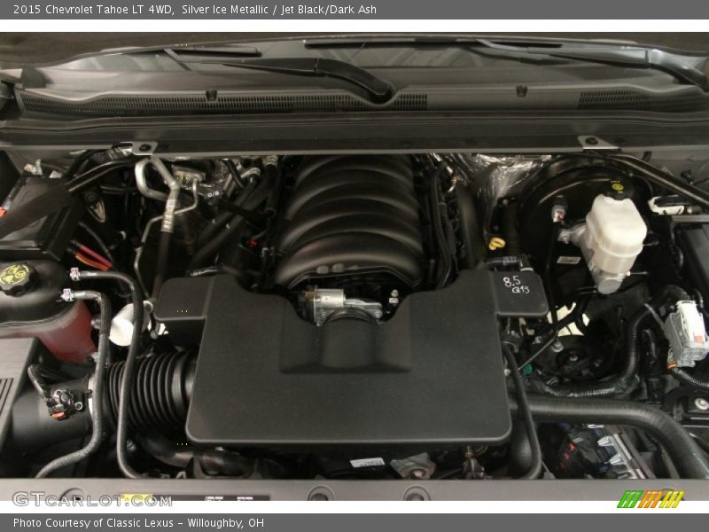 Silver Ice Metallic / Jet Black/Dark Ash 2015 Chevrolet Tahoe LT 4WD