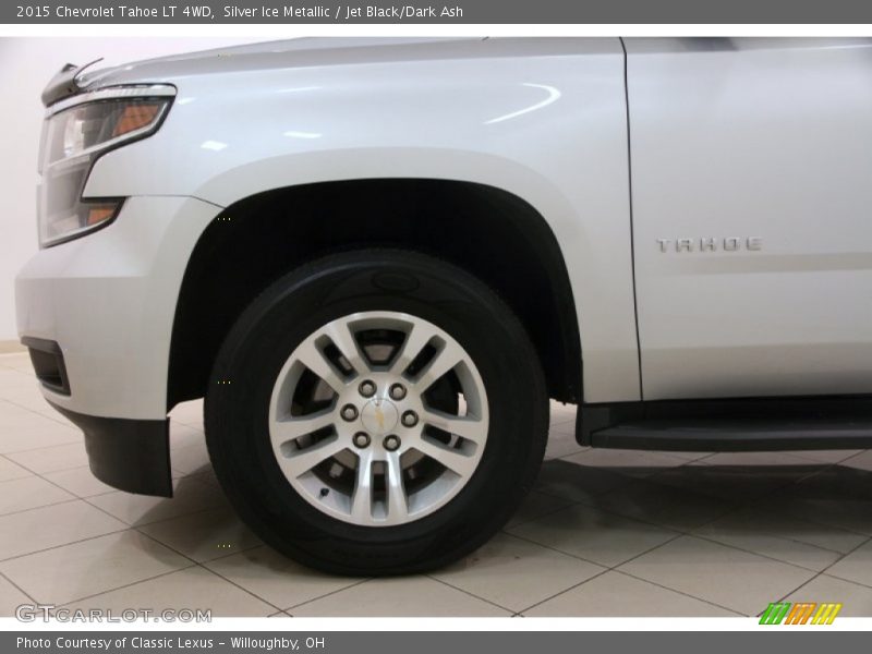 Silver Ice Metallic / Jet Black/Dark Ash 2015 Chevrolet Tahoe LT 4WD