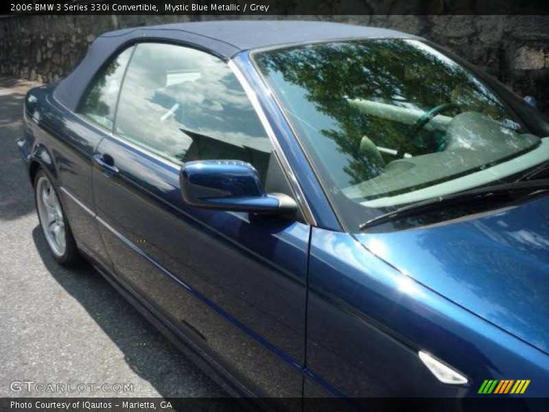 Mystic Blue Metallic / Grey 2006 BMW 3 Series 330i Convertible