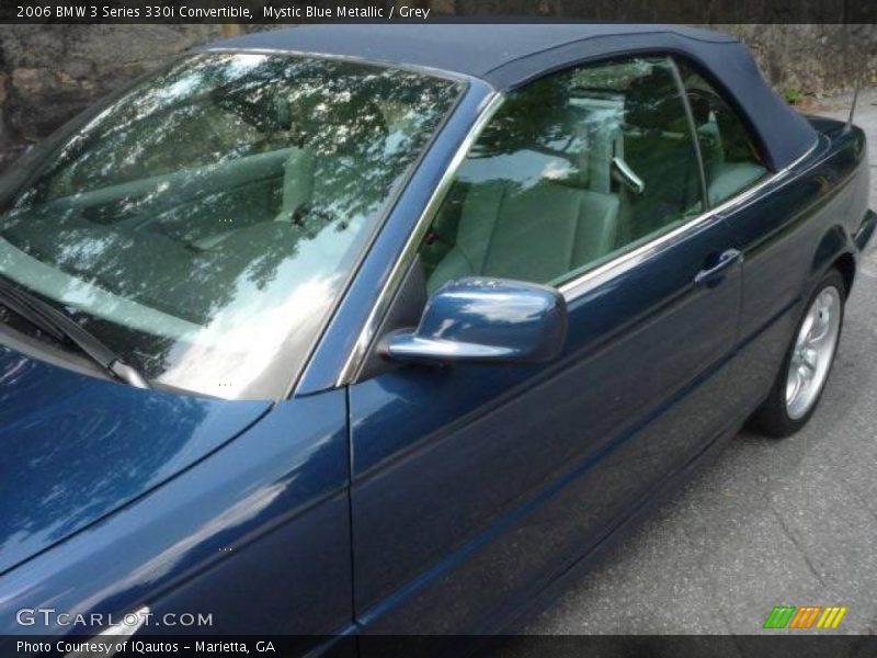 Mystic Blue Metallic / Grey 2006 BMW 3 Series 330i Convertible