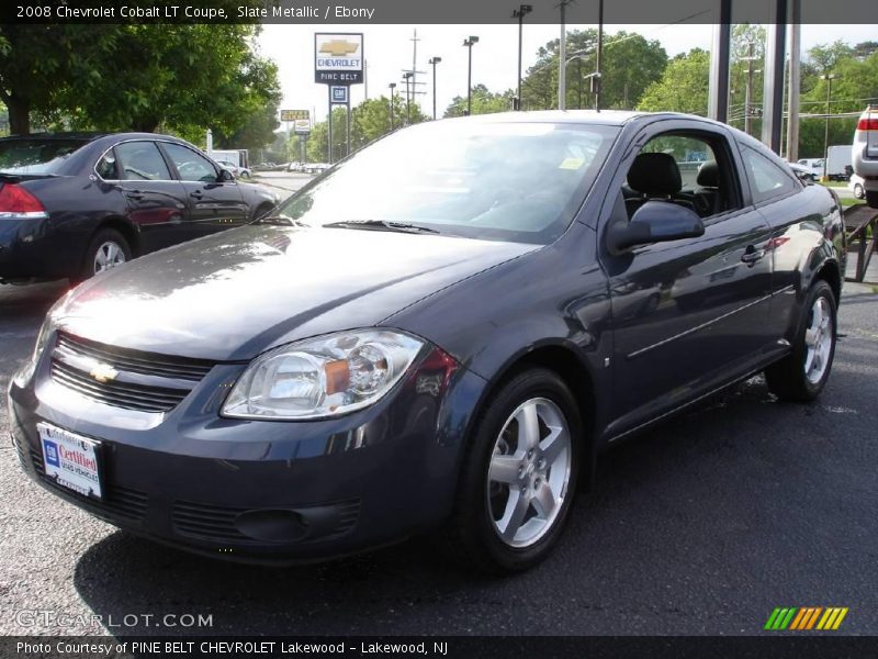 Slate Metallic / Ebony 2008 Chevrolet Cobalt LT Coupe
