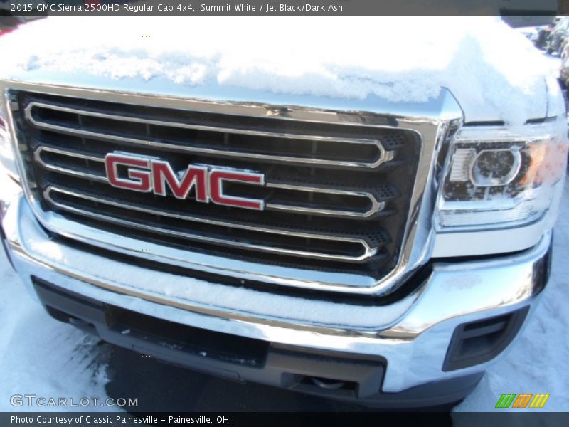 Summit White / Jet Black/Dark Ash 2015 GMC Sierra 2500HD Regular Cab 4x4