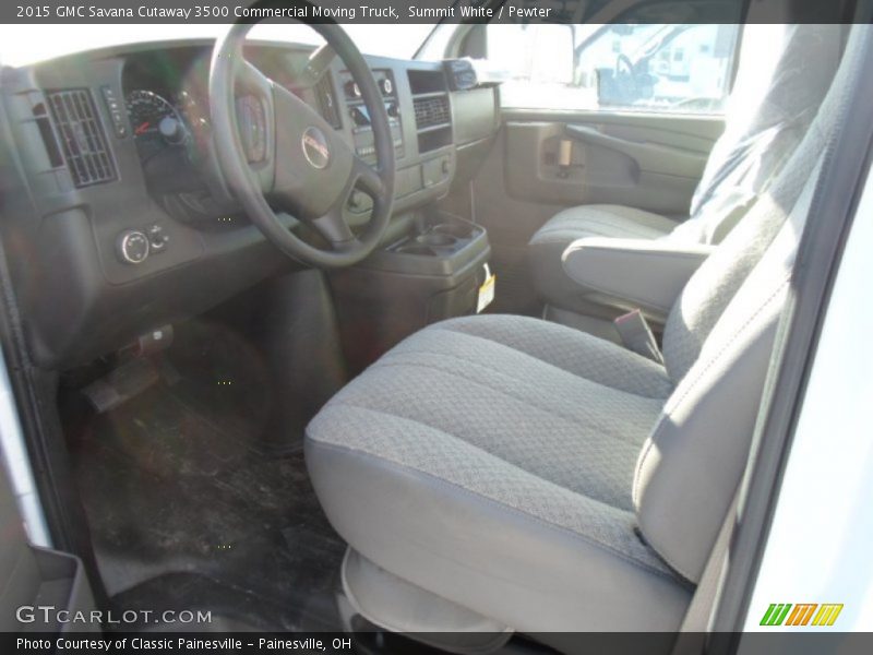 Summit White / Pewter 2015 GMC Savana Cutaway 3500 Commercial Moving Truck