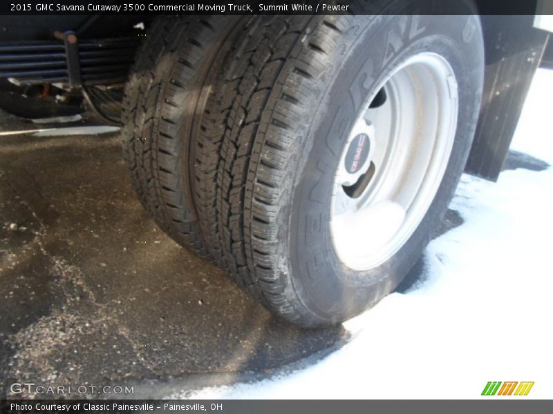 Summit White / Pewter 2015 GMC Savana Cutaway 3500 Commercial Moving Truck