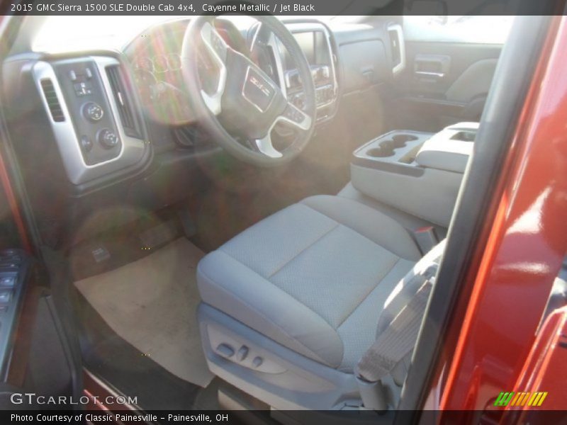 Cayenne Metallic / Jet Black 2015 GMC Sierra 1500 SLE Double Cab 4x4