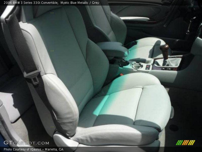 Mystic Blue Metallic / Grey 2006 BMW 3 Series 330i Convertible