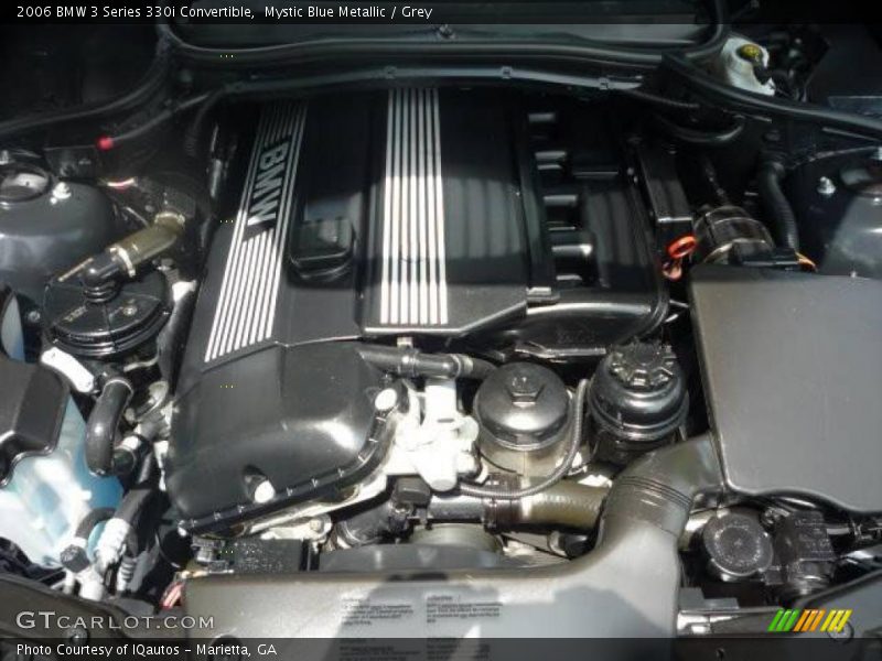 Mystic Blue Metallic / Grey 2006 BMW 3 Series 330i Convertible