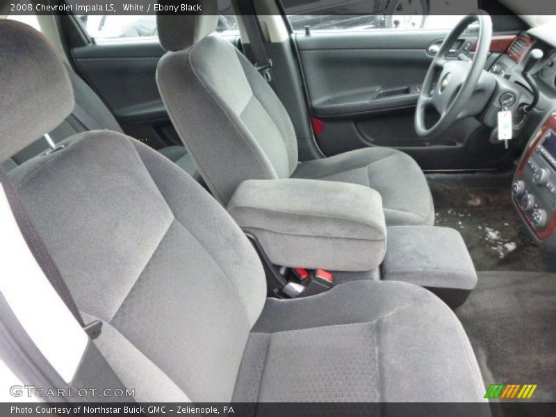 White / Ebony Black 2008 Chevrolet Impala LS