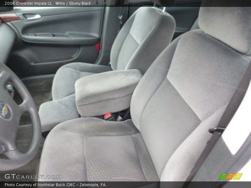 White / Ebony Black 2008 Chevrolet Impala LS