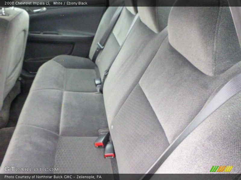 White / Ebony Black 2008 Chevrolet Impala LS