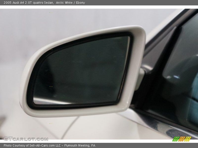 Arctic White / Ebony 2005 Audi A4 2.0T quattro Sedan