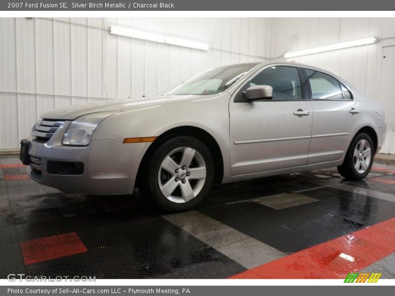 Silver Birch Metallic / Charcoal Black 2007 Ford Fusion SE