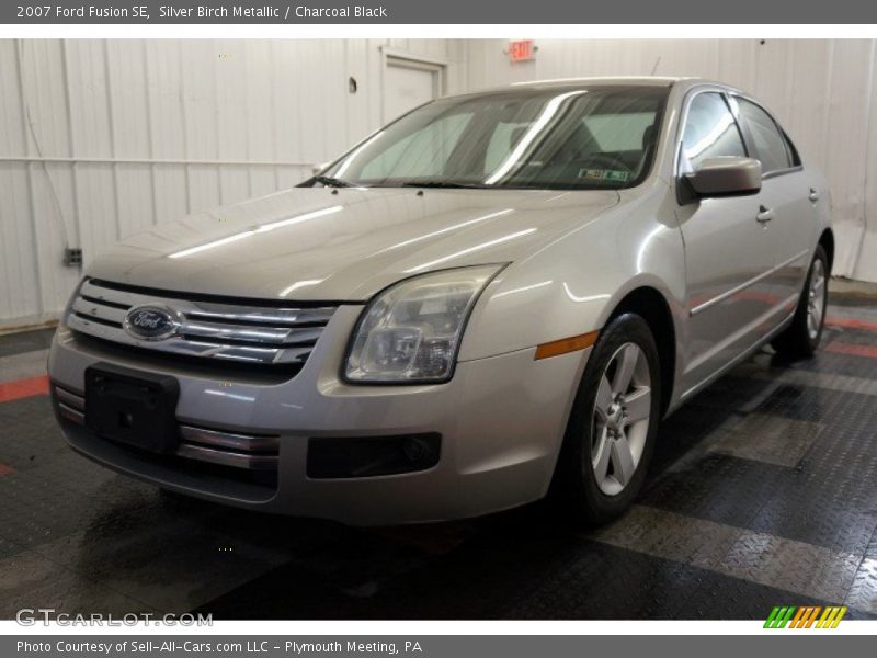 Silver Birch Metallic / Charcoal Black 2007 Ford Fusion SE