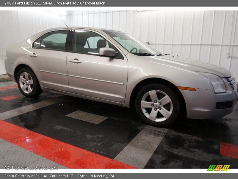 Silver Birch Metallic / Charcoal Black 2007 Ford Fusion SE