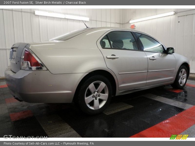 Silver Birch Metallic / Charcoal Black 2007 Ford Fusion SE