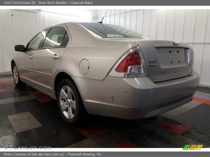 Silver Birch Metallic / Charcoal Black 2007 Ford Fusion SE