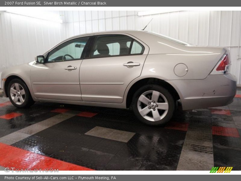 Silver Birch Metallic / Charcoal Black 2007 Ford Fusion SE