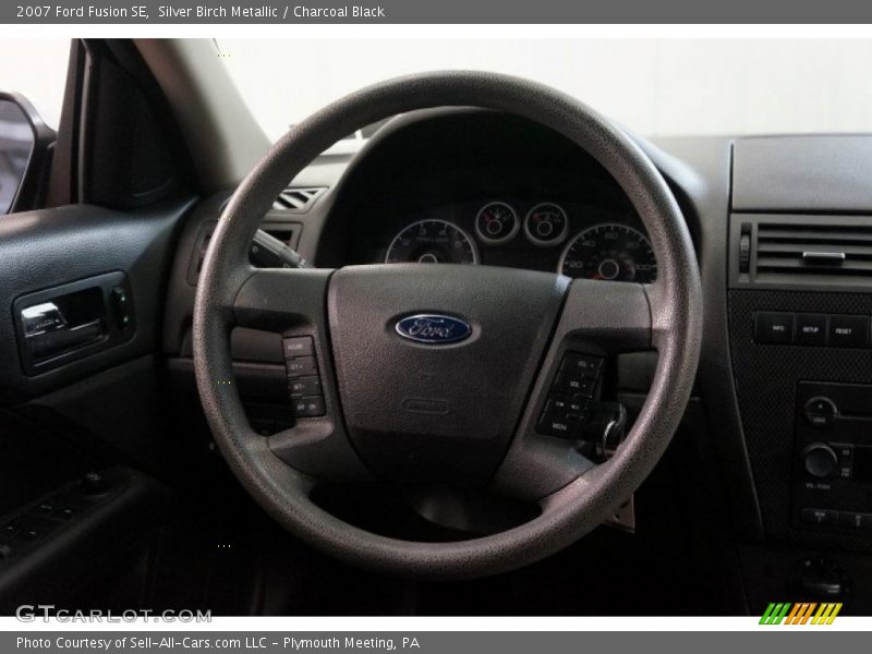 Silver Birch Metallic / Charcoal Black 2007 Ford Fusion SE