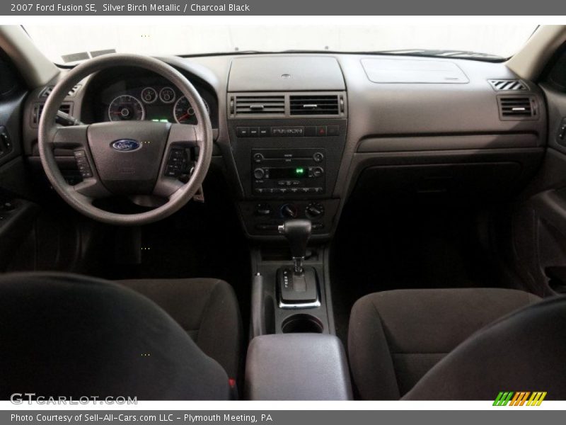 Silver Birch Metallic / Charcoal Black 2007 Ford Fusion SE