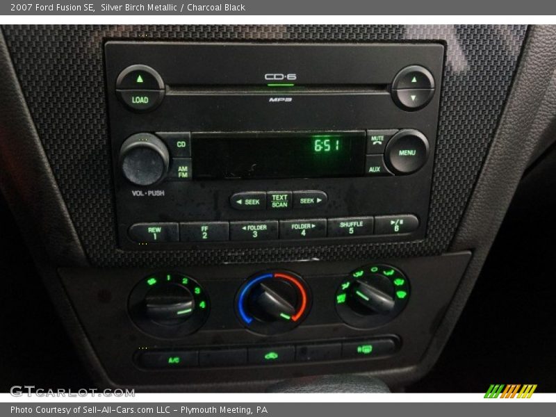 Silver Birch Metallic / Charcoal Black 2007 Ford Fusion SE